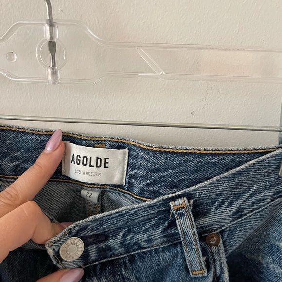 Agolde Riley High Rise Straight Jean - Picture 8 of 8